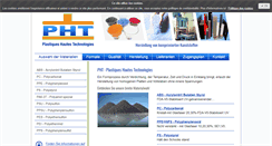 Desktop Screenshot of pht-plastik.com